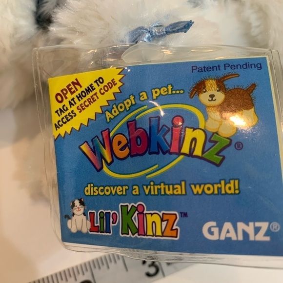 3 Ganz Webkinz White Terrier, Lion (No Codes), Lil’ Kinz Husky Dog WITH CODE - Picture 2 of 10
